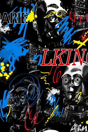 抽象印花华亿平台图片