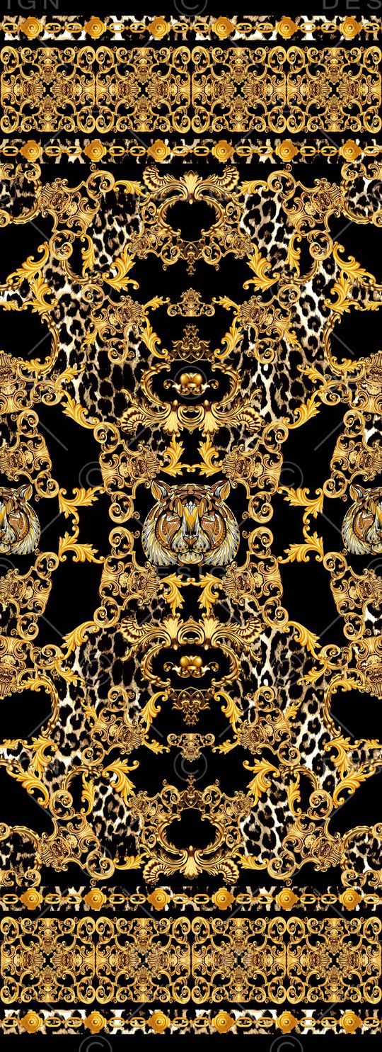 豹纹印花华亿平台图片