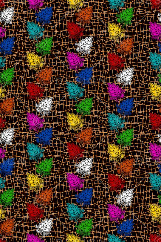 绿植树叶印花华亿平台图片