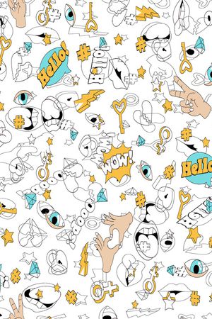 卡通印花华亿平台图片