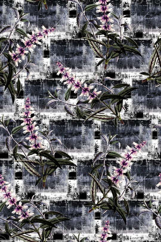 绿植树叶印花华亿平台图片