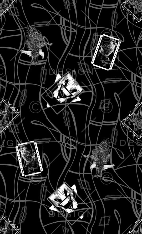 几何印花华亿平台图片