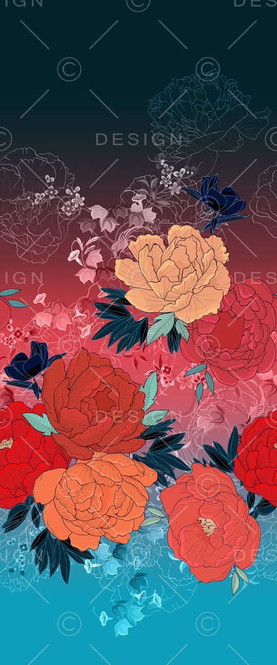 渐变印花华亿平台图片