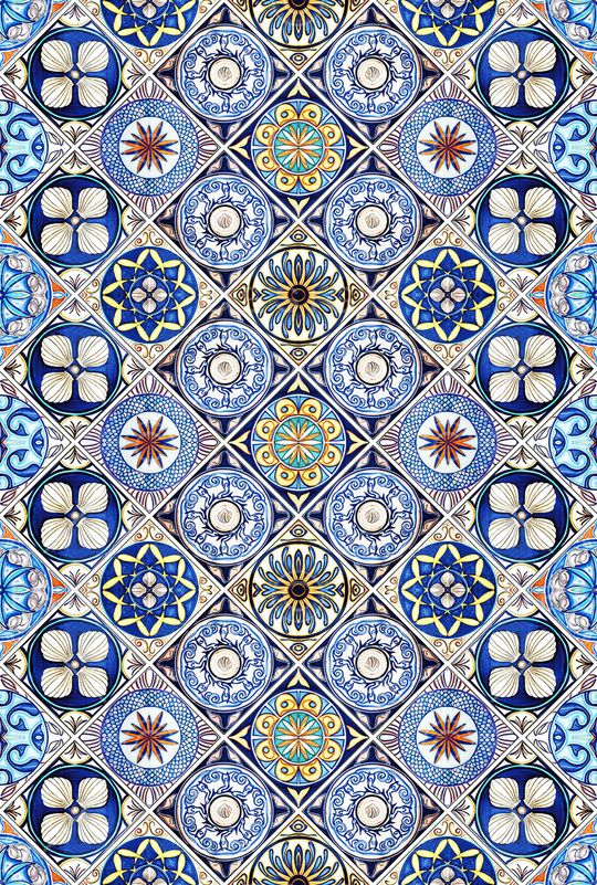 几何印花华亿平台图片