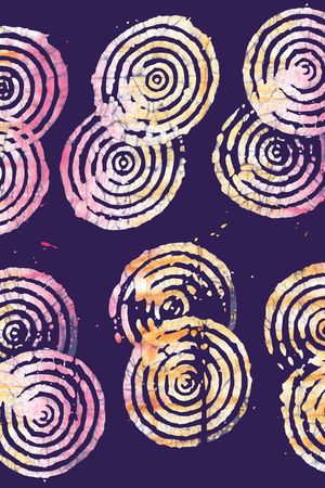 圆形印花华亿平台图片