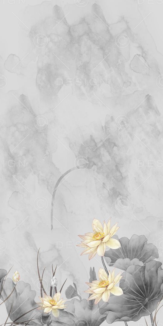 荷花印花华亿平台图片