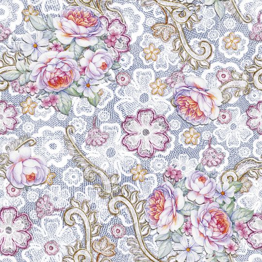 网布蕾丝印花华亿平台图片