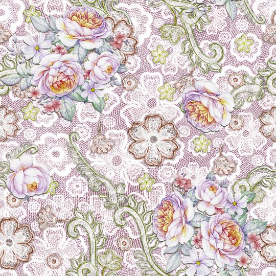 网布蕾丝印花华亿平台图片