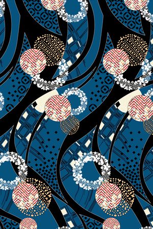 几何印花华亿平台图片