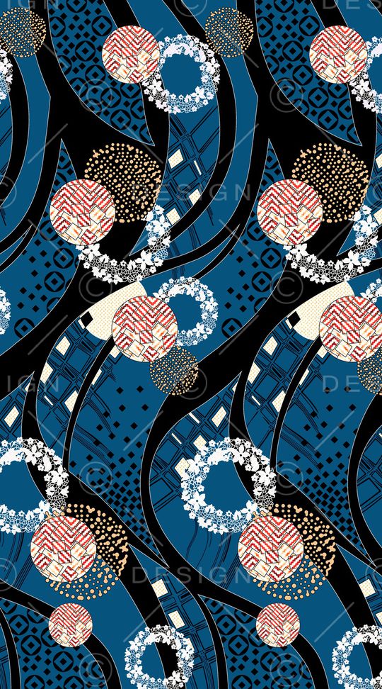 几何印花华亿平台图片