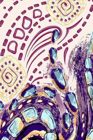 几何印花华亿平台图片