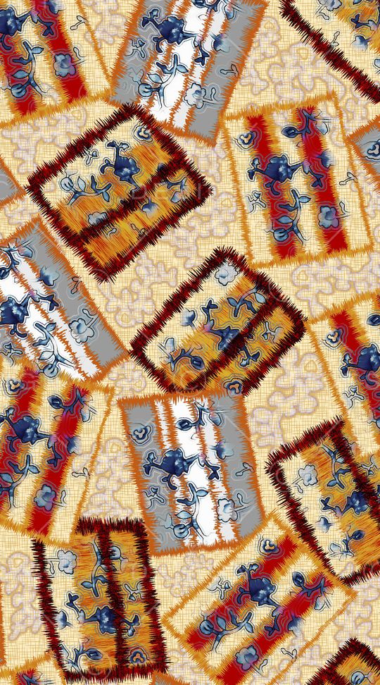 几何印花华亿平台图片