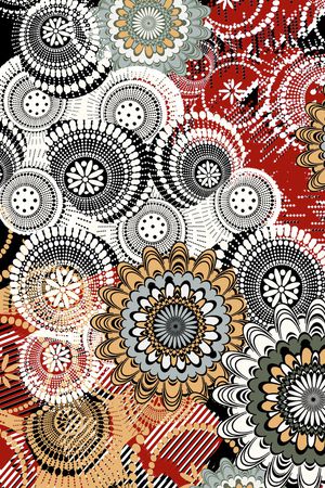 几何印花华亿平台图片