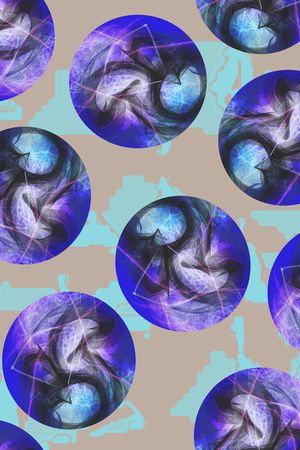 几何印花华亿平台图片