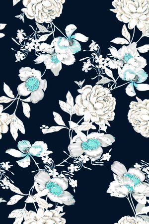 秋冬华亿平台印花华亿平台图片