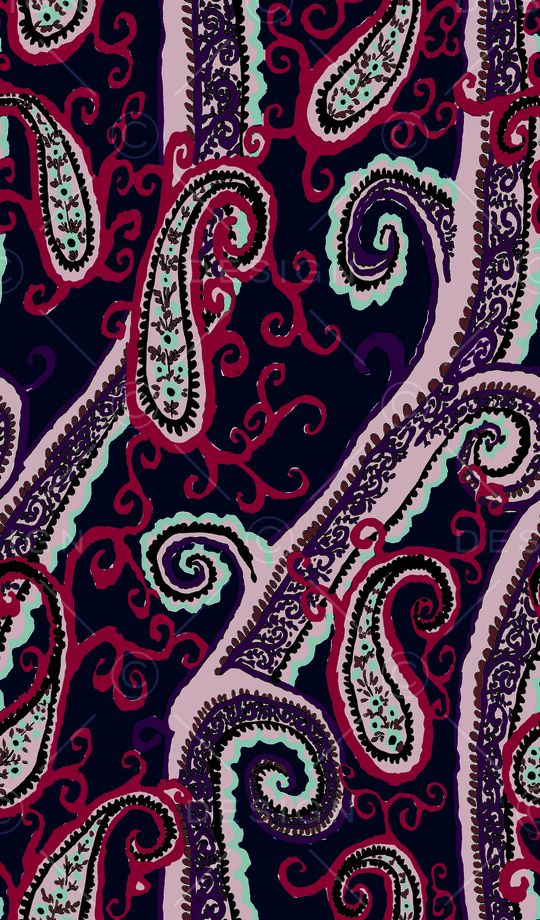 手绘花卉印花华亿平台图片