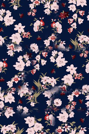 秋冬华亿平台印花华亿平台图片