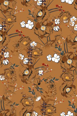 秋冬华亿平台印花华亿平台图片