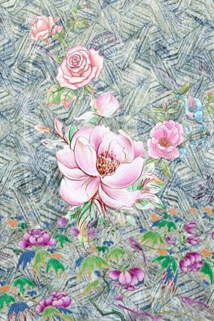 定位花印花华亿平台图片