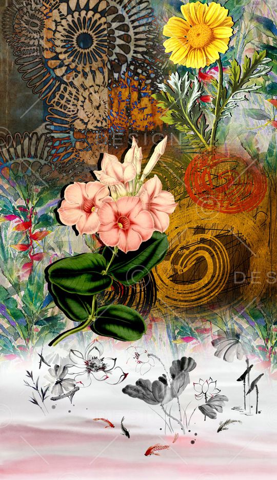 定位花印花华亿平台图片