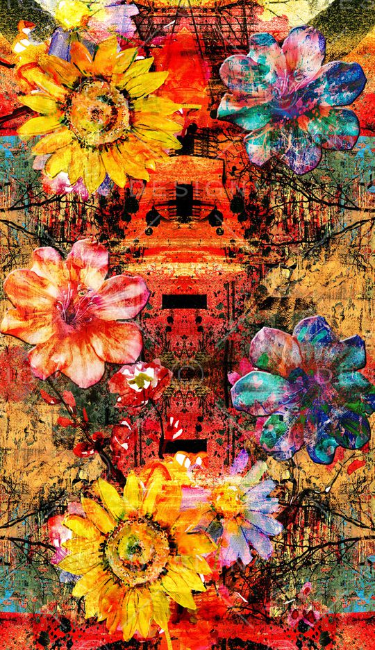 定位花印花华亿平台图片