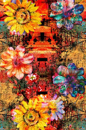 定位花印花华亿平台图片