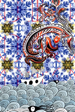 定位花印花华亿平台图片