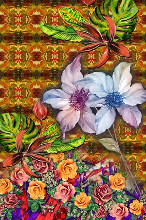 定位花印花华亿平台图片