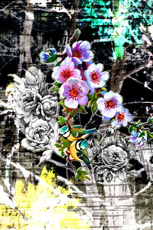 定位花印花华亿平台图片