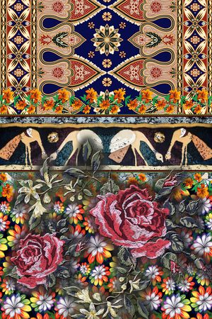 定位花印花华亿平台图片