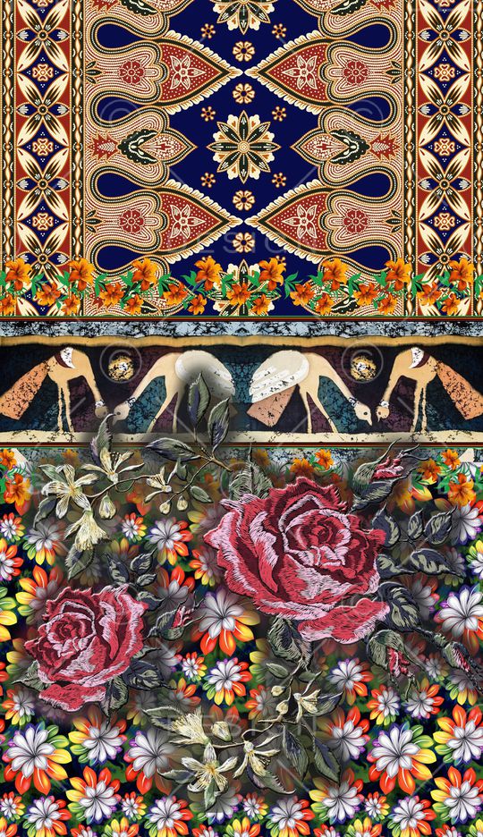 定位花印花华亿平台图片