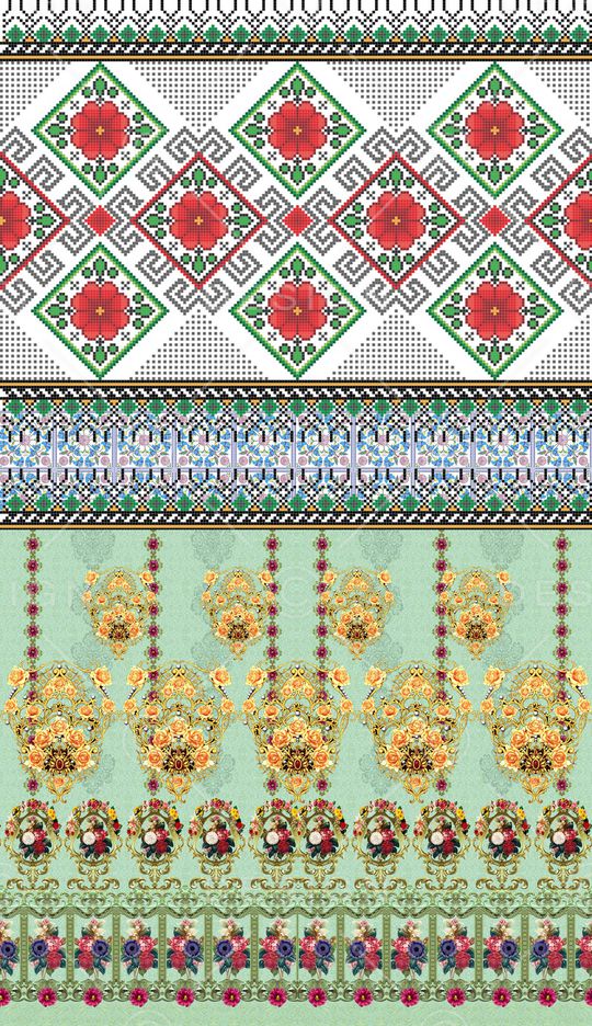 定位花印花华亿平台图片