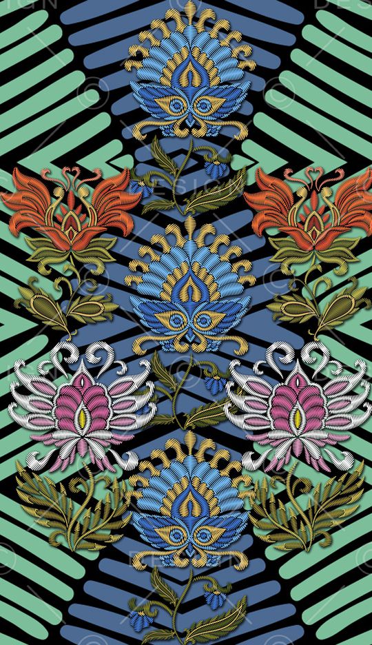 定位花印花华亿平台图片