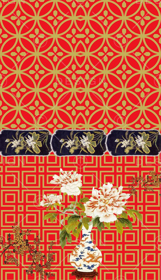 定位花印花华亿平台图片