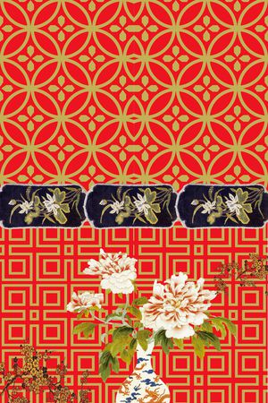 定位花印花华亿平台图片