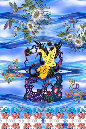 定位花印花华亿平台图片