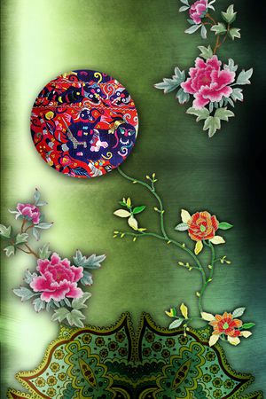 定位花印花华亿平台图片