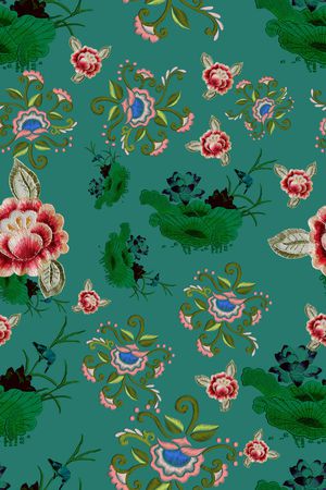 手绘印花华亿平台图片