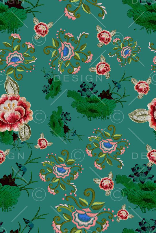 手绘印花华亿平台图片