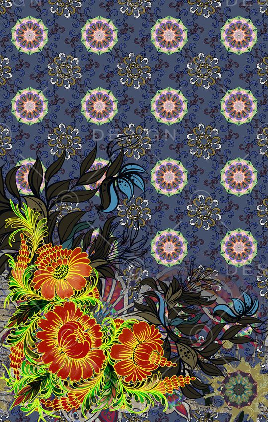 定位花印花华亿平台图片