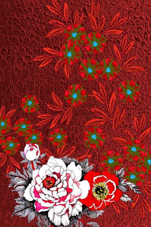 定位花印花华亿平台图片