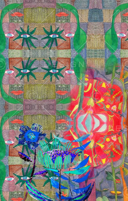 定位花印花华亿平台图片