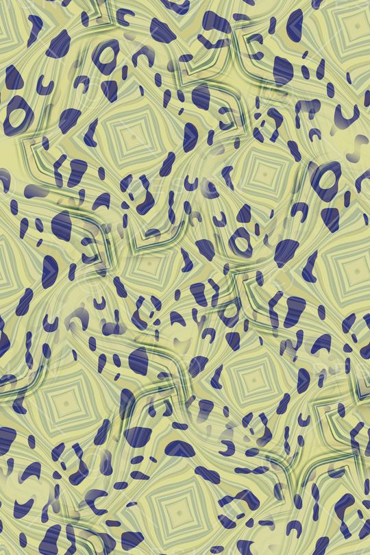 动物纹印花华亿平台图片