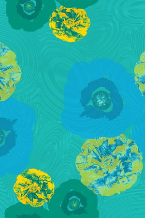 手绘印花华亿平台图片