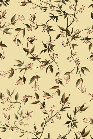 树枝印花华亿平台图片