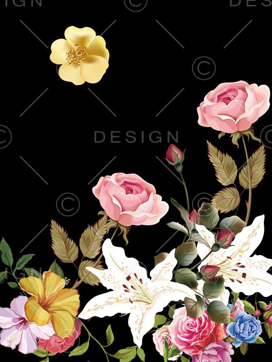 胸前独幅印花华亿平台图片