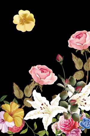 胸前独幅印花华亿平台图片