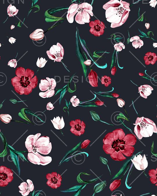 郁金香印花华亿平台图片