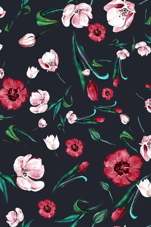 郁金香印花华亿平台图片