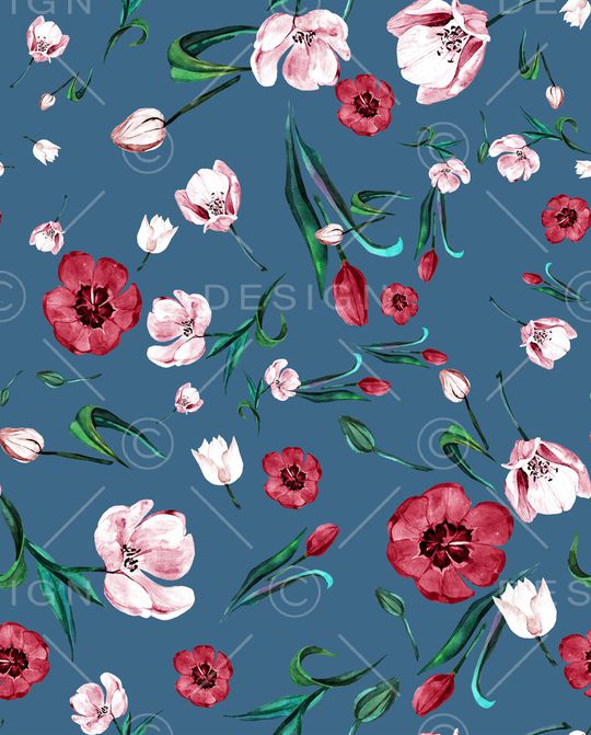 郁金香印花华亿平台图片